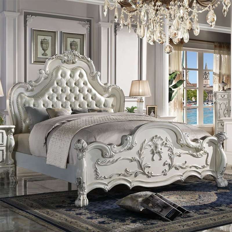 White button bed sales